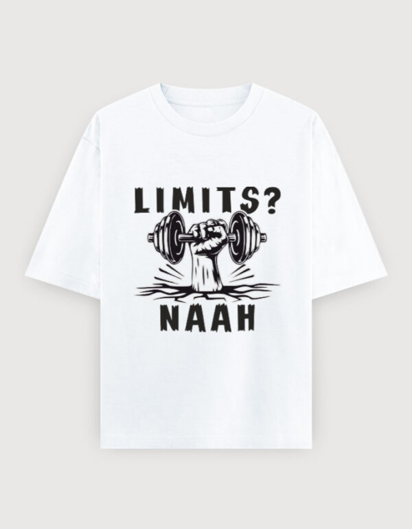 NO LIMIT GYM OVERSIZED UNISEX TEE(LIGHTER VARIANTS)