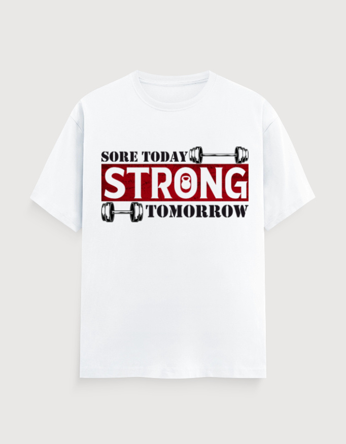 SORE TODAY STRONG TOMORROW UNISEX TEE (LIIGHTER VARIANTS) - Image 2