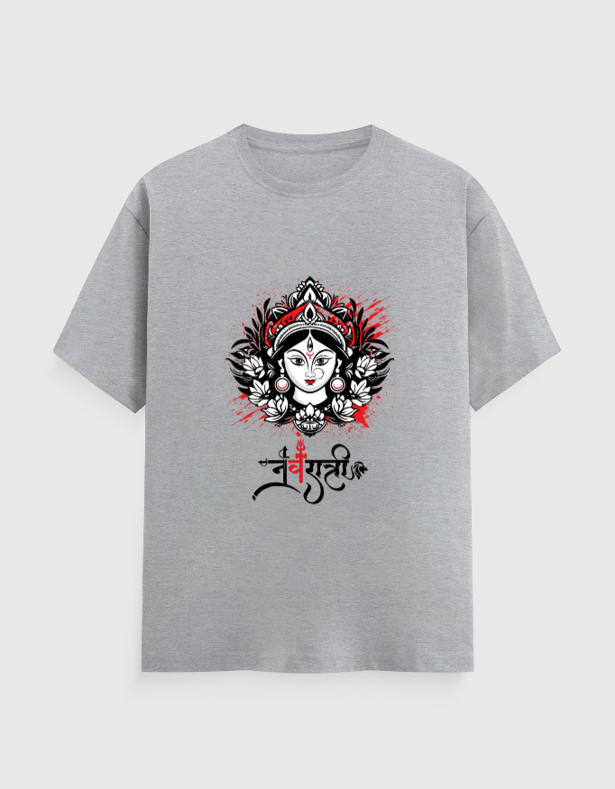 MAA DURGA NAVRATRI UNISEX TEE (LIGHTER VARIANTS) - Image 2
