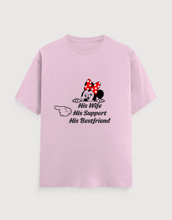 HIS WIFE,HIS BESTFRIEND TEE (LIGHTER VARIANTS)