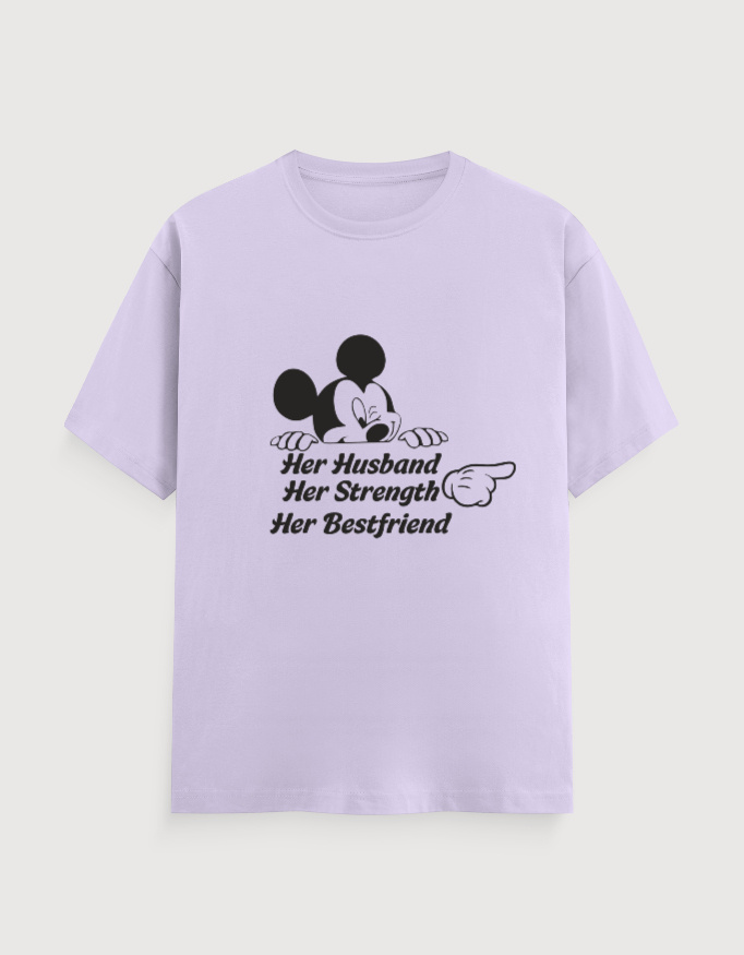 HER HUSBAND,HER BESTFRIEND TEE (LIGHTER VARIANTS) - Image 7