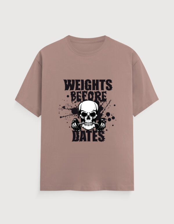 WEIGHT OVER DATES GYM UNISEX TEE (LIGHTER VARIANTS)