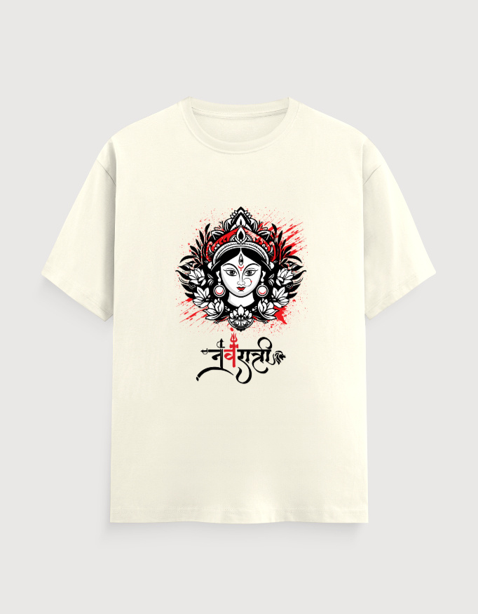 MAA DURGA NAVRATRI UNISEX TEE (LIGHTER VARIANTS)