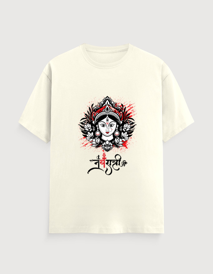 MAA DURGA NAVRATRI UNISEX TEE (LIGHTER VARIANTS) - Image 7