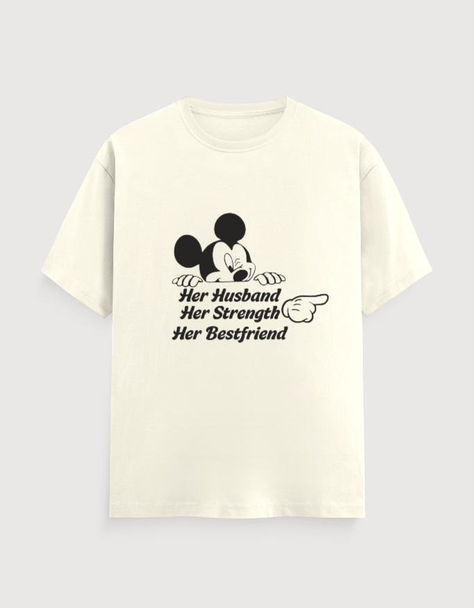 HER HUSBAND,HER BESTFRIEND TEE (LIGHTER VARIANTS) - Image 8
