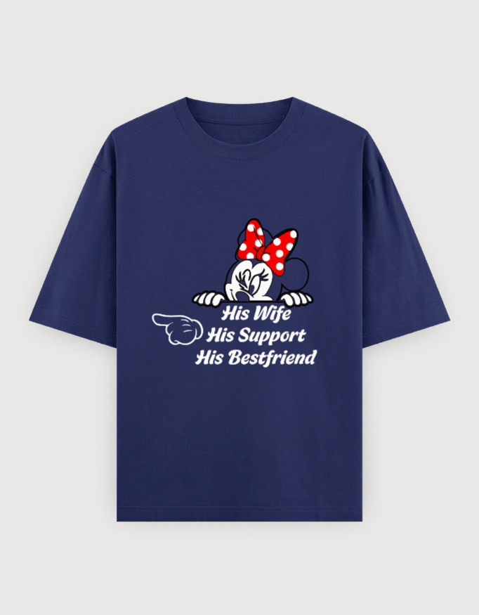 HIS WIFE,HIS BESTFRIEND OVERSIZED TEE (DARKER VARIANTS) - Image 10